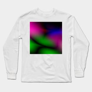 Red green black abstract art texture Long Sleeve T-Shirt